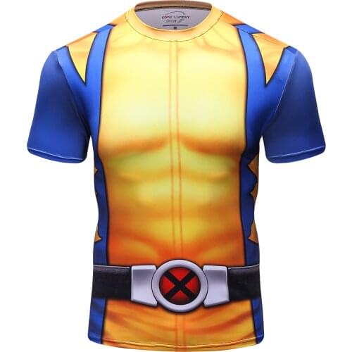 Cody Lundin Digital Printed Tops Running Fitness Rashguard Workout For Men