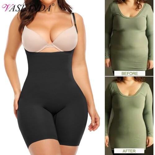 Shapewear Bodysuit for Women Tummy Control Bodysuits Fajas Colombianas Slim Full Body Shaper Slimming Underwear Thigh Slimmer