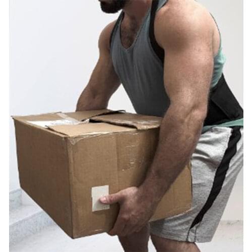 Male Pain Belt Back Corset for Men Heavy Lift Work Back Support Brace Shoulder Straps Lumbar Support Belt Posture Corrector