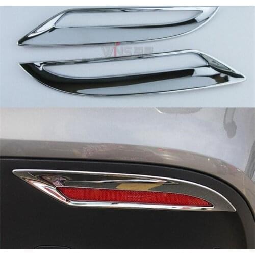 Rear Foglight Cover Fog Lamps Trim For Mercedes Benz GLE 2015 2016 2017 Coupe W166 ML Chrome ABS Car Styling Accessories