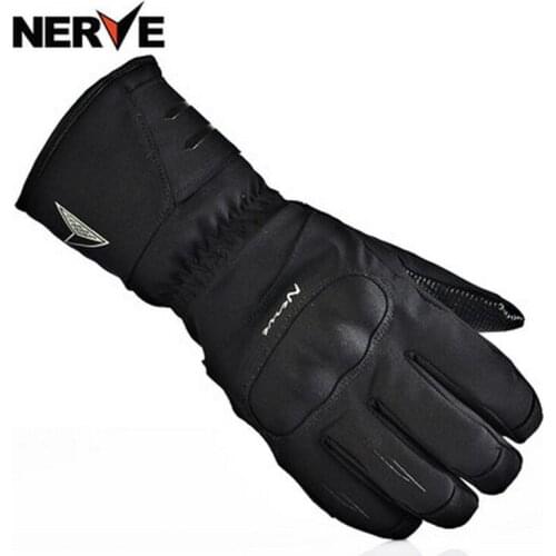NERVE Winter Warm Motorcycle Gloves Waterproof Windproof Fall Knight Motorbike Racing Riding Glove Rainproof Handschuhe Glove