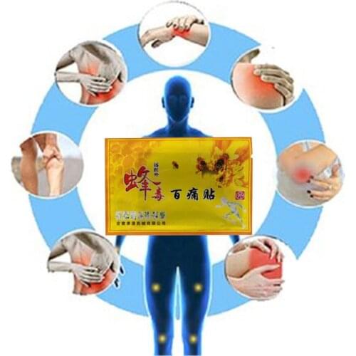 Far infrared Bumble Bee venom Analgesic plasters for Joint Neck Back Body Pain Relife Relaxation herbal patch