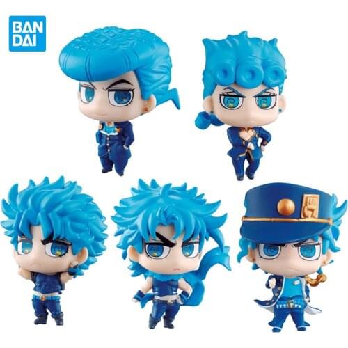 In Stock Bandai Original Jojo Bizarre Adventure Sd Series Heterochromatic Version Version Gashapon Toy 6Cm Action Anime Figure
