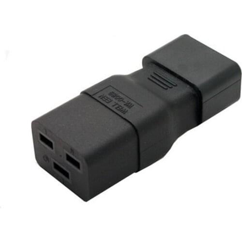PDU UPS Power IEC Male C14 to Female C19 Adapter IEC C19 to C14 Connector