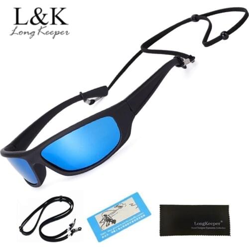 LongKeeper Polarized Fishing Sunglasses Women Men Yellow Night Vision Sun Glasses Male Outdoor Sport Driving Eyewear UV400