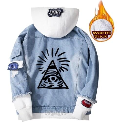 Life is Strange hoodie cosplay coat Denim jacket for men winter women Jeans Outerwear casual warm Loose sweatshirts