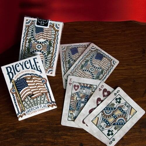 Bicycle American Flag Poker Playing Cards Heritage History USPCC Limited Edition Deck New Sealed Magic Cards Magic Tricks Props