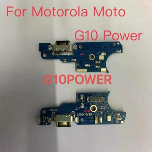 10pcs New USB Port Charging Board For Motorola Moto G10 G10 Power G10power USB Charging Dock Port Flex cable Repair Parts