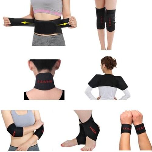 11pcs/set Self-heating Tourmaline Belt Magnetic Therapy Neck Shoulder Posture Correcter Knee Support Brace Massager Products