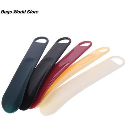 20cm 1PCS Shoe Horns Professional Plastick Shoe Horn Spoon Shape Shoehorn Shoe Lifter Flexible Sturdy Slip
