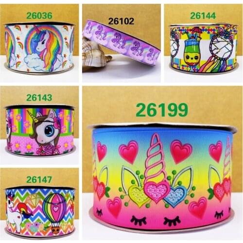 Free shipping 50 yard Christmas printed grosgrain ribbon 26199