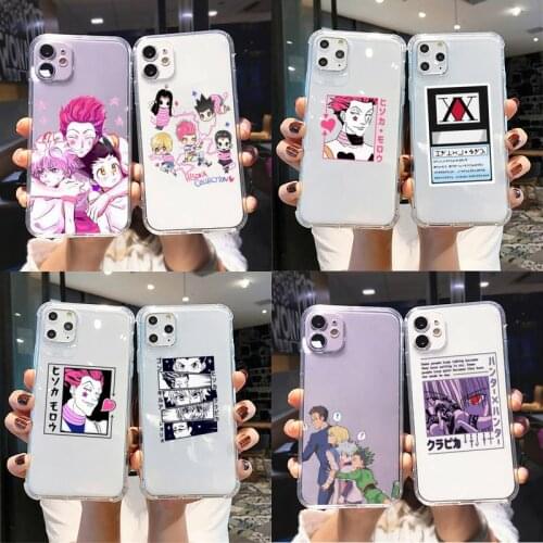 Hisoka Hunter X Hunter Killua Zoldyck Phone Case For iPhone X XS MAX 6 6s 7plus 8 8Plus 5 5S SE 2020 XR 11 11pro max Clear Cover