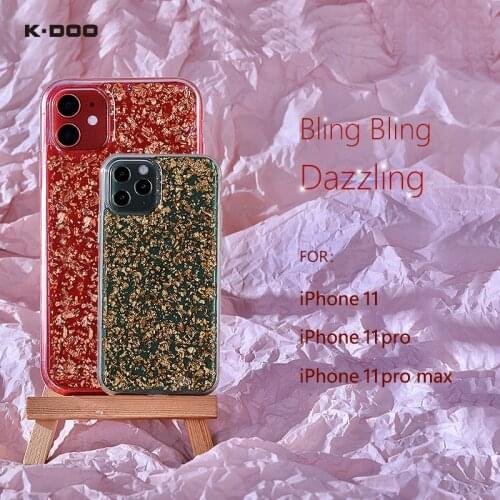 K-Doo FLASH Series bling bling case Stars shining mobile phone cover anti-shock protection for iphone11/11pro/11promax