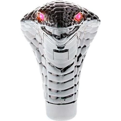 Creative Portable Universal Cobra LED Eyes Auto Gear Shift Knob SUV Knob Cover Pickup Car Gear Shift Knob