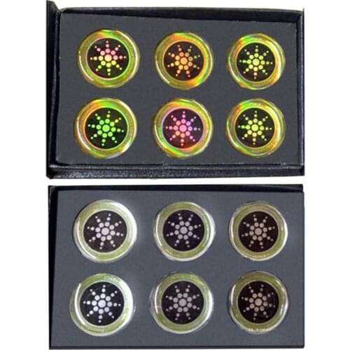 6Pcs/box EMF Protector Quantum Shield Sticker Mobile Phone Sticker for Cellphone Anti Radiation Protection Supplies