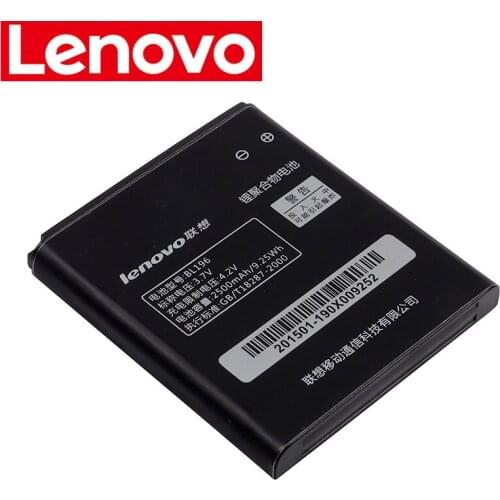 Lenovo Original Battery BL196 Battery 3.7V 2500mAh High Quality Battery For Lenovo P700 P700i mobile Phone Battery