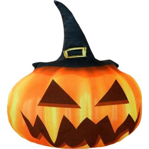 Mini Pumpkin Plush Pillow Toys Halloween Party Soft Plush Simulation Pumpkin Doll Kawaii Stuffed Halloween Gift Kids Boys Girls