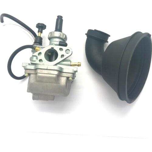 New Carburetor & Rubber Intake pipe For LT80 LT 80 Intake QUADSPORT ATV Carb 1987-2006