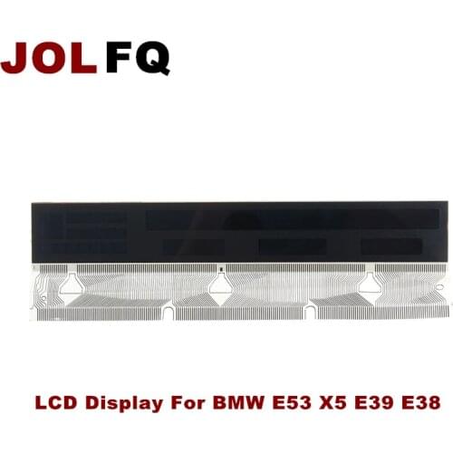 New LCD Replacement Display Screen With Ribbon Cable For BMW Speedometer Cluster Display E38 E39 E53 X5 M5