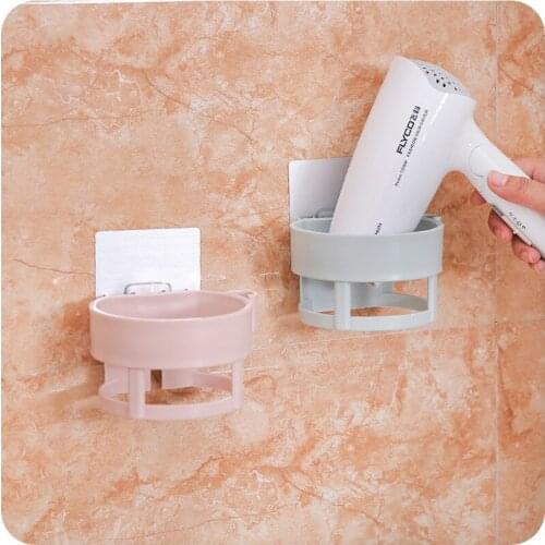New high-quality multifunctional storage rack seamless sticker bathroom hair dryer wall hanging rack kitchen supplies rack