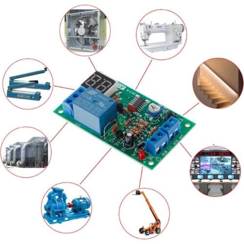 OOTDTY DC 12V Delay Relay Delay Turn off Switch Module with Led Timer