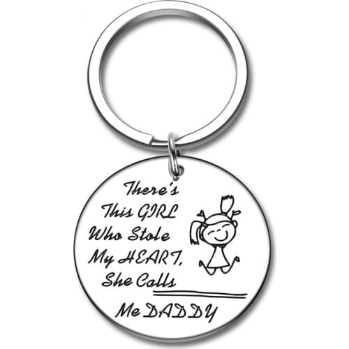 Birthday Gifts Keychain for Daughter From Dad To Adult Daughter Sweet Gifts for Women Teens Girls Graduation Presents