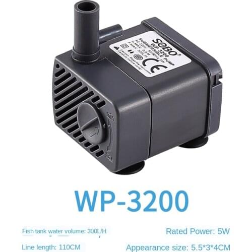 Fish Tank Submersible Pump For Aquarium Mute Filter Pump Fountain Pond Pump Fish Tank Garden Pond Pumps Fountain Mini Pomp