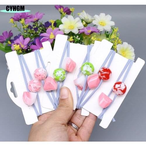 New Fashion korean amber Hair rope Accessories for Women hair ties scrunchies designer elastic hair bands Girls Hair Band A06-4