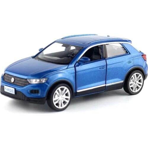 RMZ City/1:36 Scale Diecast Model/Volkswagen T-Roc SUV/Educational Collection/Pull Back/Doors Openable/Toy Car/Gift For Children