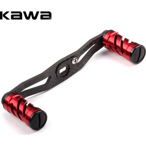 KAWA Fishing Reel Handle Carbon Fiber For Baitcasting 105mm Length Hole Size 8x5mm Thickness 3mm Suit For Abu and Daiwa Reel