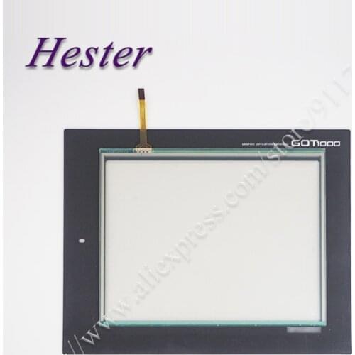 Touch Screen Glass Digitizer for Mitsubishi GT1265-VNBA Touch Panel for GT1265-VNBD Touchscreen and Overlay Protective Film