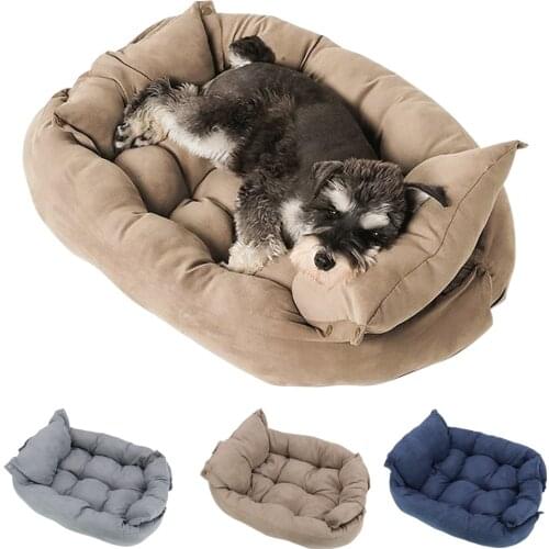 Warm Dog Sofa Bed Winter Pet Dog Cat Bed Sleeping House Kennel Mat Cat Puppy Mattress Pet House Cushion For Small Large Dogs