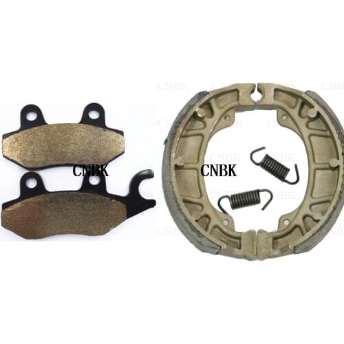 Brake Pads Drum Set for Brake Shoe Drum Set for APACHE RLX 150 S (Quad) Front Rear Quad