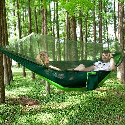 Pop-up Mosquito Account Outdoor Camping Hammock Park Backyard Anti-mosquito Swing Portable Quick Installation Hanging Travel Bed