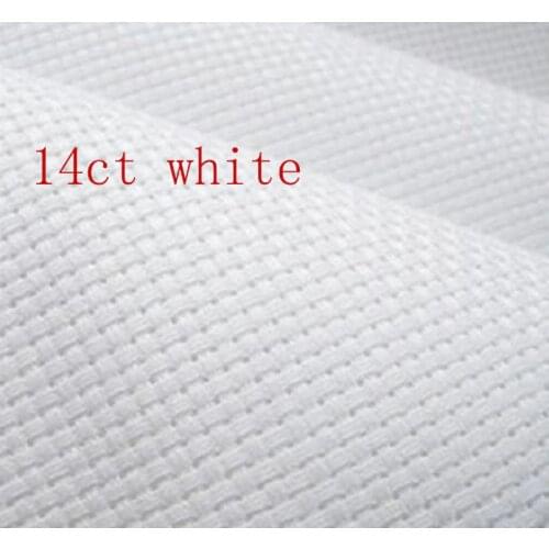 9TH 14CT Embroidery Aida Cloth Fabric Cross Stitch Aida Cloth Fabric Aida Plastic Cloth For Handmade Embroidery 14.8*20cm