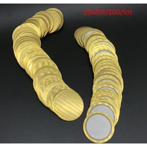 100Pcs/Lot 23MM Piezoelectric Piezo Ceramic Wafer Plate Buzzer Loudspeaker Dia 23mm copper Dia-20mm For Diy Piezo Ceramic