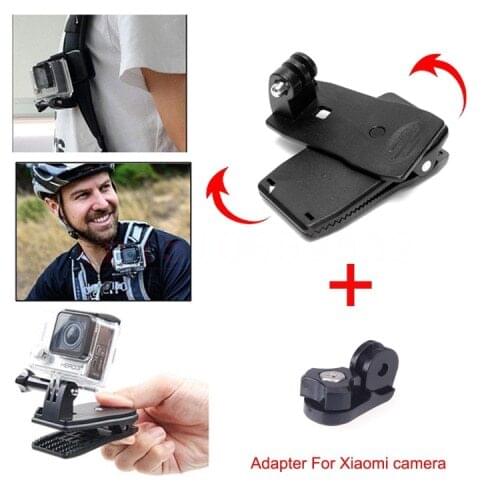 3in1 Backpack Belt Bag Cap Clip Mount /screw /mount adapter/ For S0ny Cam HDR AS20 AS15 AS100V AS30V AZ1 AS200V FDR-X1000V