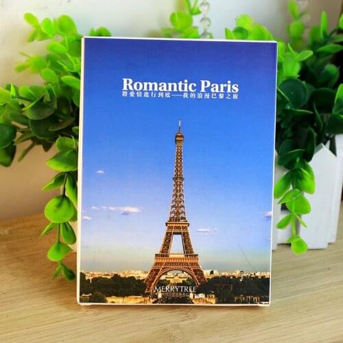 30 Sheets Romantic Paris Birthday Card Anniversary Gifts Postcard Greeting Card Wish Card Fashion Gift Dropshipping