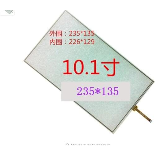 10.1'' inch 4wire resistance touch screen 235*135