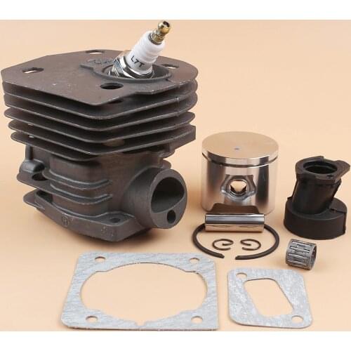 44mm Nikasil Cylinder Piston Bearing Intake Manifold Gasket Kit Fit HUSQVARNA 340 345 346 346XP 350 351 353 Chainsaw Motor Parts