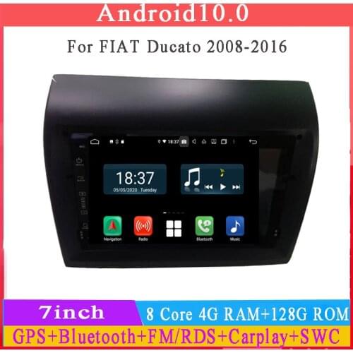 RAM 4G android 10 car dvd player for fiat Ducato 2008-2015 CITROEN Jumper PEUGEOT Boxer car multimedia gps navigation wifi