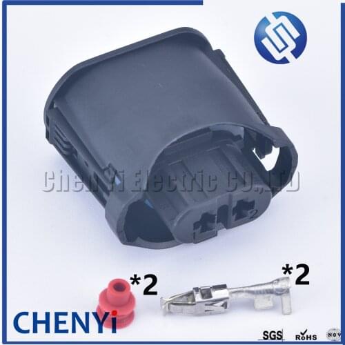 1 set TE 2 pin 3.5 series female Automotive waterproof connector 1-1355664-2 Harness connector H9
