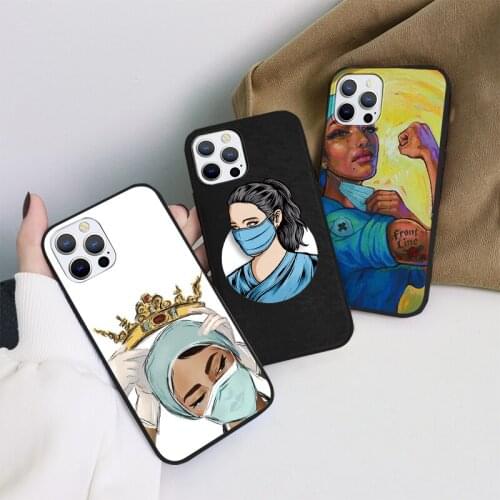 Nurse Queen Doctor Hero Fight Case For Samsung Galaxy S10 S10e S9 S8 S21 S20 FE Note 20 Ultra 10 9 8 Lite Plus Pro 2020 Bumper