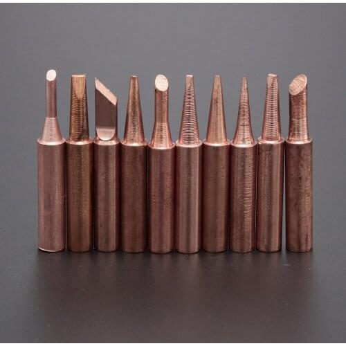 Pure copper 900M-T-KBDI936 soldering station A grade pure copper non-magnetic soldering iron tip soldering iron Tsui