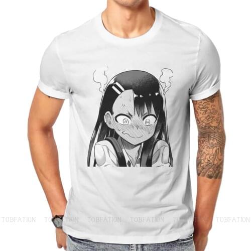Don't Toy with Me Miss Nagatoro Embarrased T Shirt Classic Punk Summer Large Cotton Mens Clothing Harajuku Crewneck TShirt