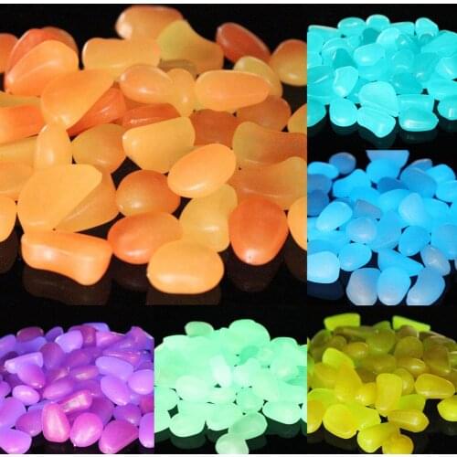 10/20/30pcs Luminous Stone Walkway Rock Garden Patio Lawn Garden Yard Stone Decoration Garden Craft Luminous Cobblestone Decor