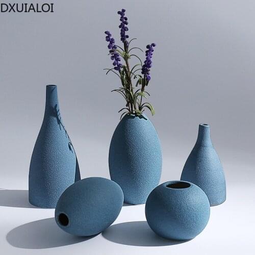 Creative Nordic Ceramic Vase Decoration Home Decoration Living Room Desktop Decoration European-style Dried Flower Flower