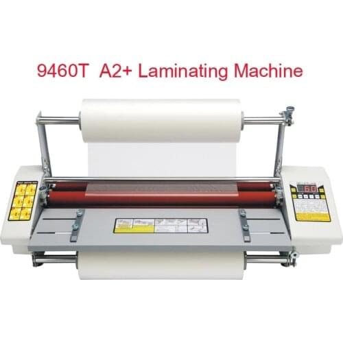 9460T A2+ Paper Laminating Machine English Version Four Roller Cold Hot Laminator Rolling Machine film photo Laminating Machine