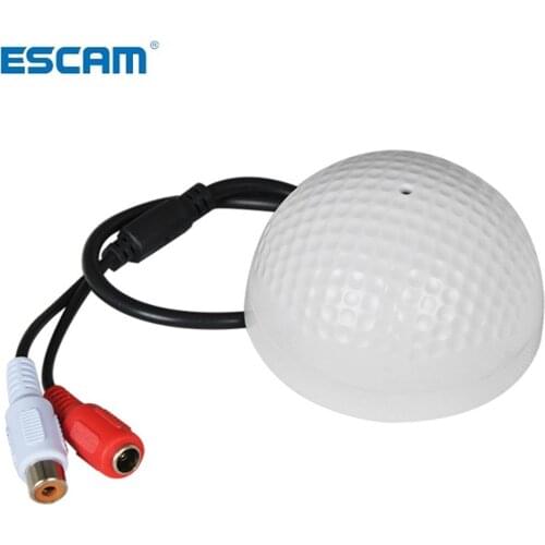 ESCAM Sound Monitor Audio Pickup Microphone for CCTV Video Surveillance Security Camera IP Cameras