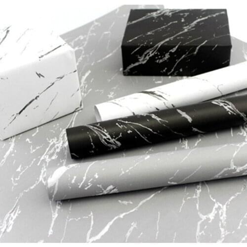 Marble Gift wrapping paper 10pcs/lot 60*60cm Flower Packaging Paper Packaging Material Paper DIY crafts supplies
